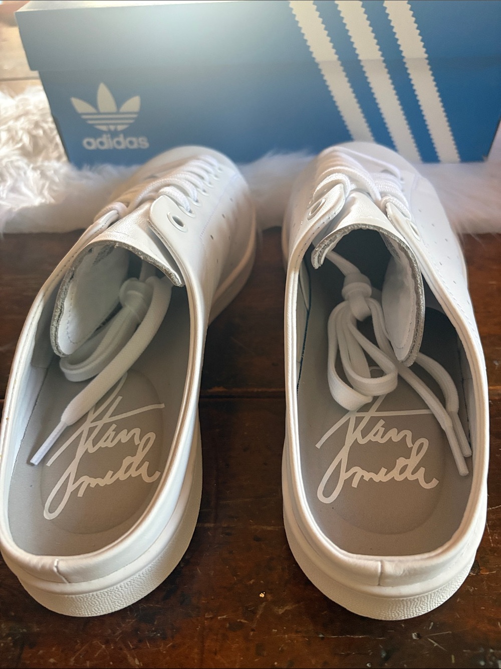 Stan Smith Adidas Mules Men’s 10 1/2 - Picture 3 of 8